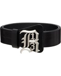 R13 - Logo Buckle Belt - Lyst