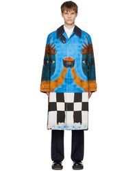 Charles Jeffrey - Airbrushed Trench Coat - Lyst
