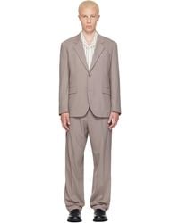 HUGO - Taupe Two-Piece Modern-Fit Stretch Twill Suit - Lyst