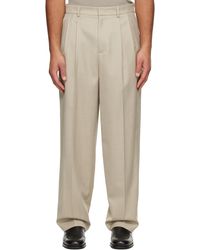 LE17SEPTEMBRE - Pantalon En Laine À Plis - Lyst