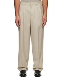 LE17SEPTEMBRE - Two Tuck Wool Trousers - Lyst