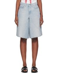 Our Legacy - Midi Denim Shorts - Lyst