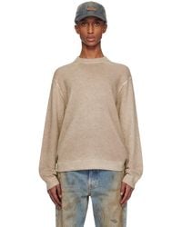 Acne Studios - Printed Crewneck Sweater - Lyst
