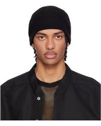 Rick Owens - Temple Ribbed Beanie - Lyst