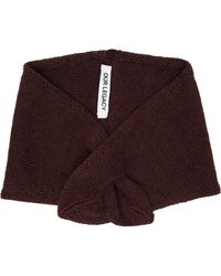 Our Legacy - Mini Écharpe Bourgogne - Lyst