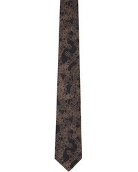 Vivienne Westwood - Cravate noir et taupe à motif à orbes - Lyst
