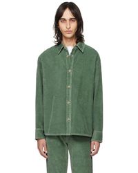 A.P.C. - . Green Bobby Shirt - Lyst