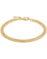 Hatton Labs - Mini bracelet-chainette à maillons gourmette doré - Lyst