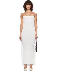 Jacquemus - Off- 'The Plumetis Knit' Maxi Dress - Lyst