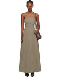 Our Legacy - Khaki Poise Maxi Dress - Lyst