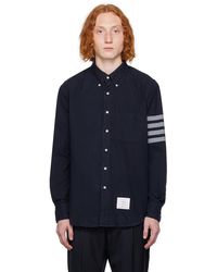 Thom Browne - Navy 4-bar Shirt - Lyst
