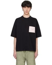 Bottega Veneta - T-Shirt Surdimensionné Noir En Jersey De Coton Pima - Lyst