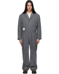 Song For The Mute - Birkenstock Edition 'The Collector' Tailored Jumpsuit - Lyst