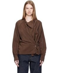Lemaire - Twisted Blouse - Lyst