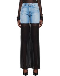 Nensi Dojaka - Blue Hybrid Jeans - Lyst
