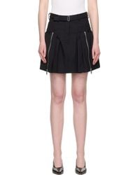 3.1 Phillip Lim - Utility Double Zip Belted Miniskirt - Lyst