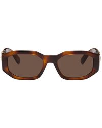 Versace - トータスシェル メドゥーサ biggie サングラス - Lyst
