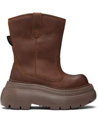 R13 - Ssense Exclusive Chunky Workwear Boots - Lyst