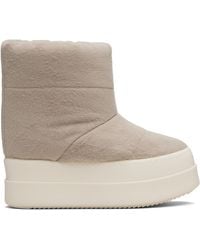 Rick Owens - Taupe Concordians Mega Bumper Low Lunar Boots - Lyst