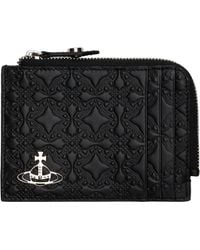 Vivienne Westwood - ブラック ジップカードケース - Lyst