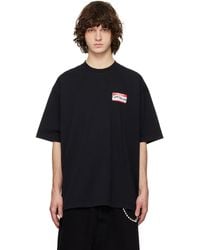 Vetements - Sticker T-Shirt - Lyst