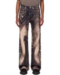 CAMPERLAB - Distorted Print Jeans - Lyst