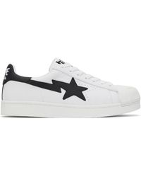 A Bathing Ape White Sta Low Sneakers - Multicolor
