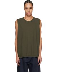 Jan Jan Van Essche - Khaki O-Project Cotton Hemp Jersey Tank Top - Lyst