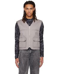 Han Kjobenhavn - グレー ジッパー ベスト - Lyst