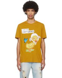 Egonlab - T-shirt 'goat' jaune - Lyst