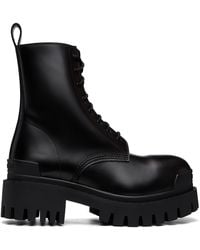 Balenciaga - Strike Zip Boots - Lyst