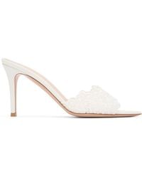 Gianvito Rossi - Yvonne Mule Heeled Sandals - Lyst