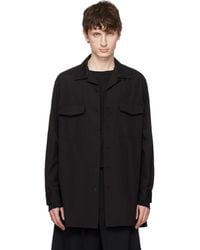 Yohji Yamamoto - Suit Broad Cdh Open Collar Shirt - Lyst