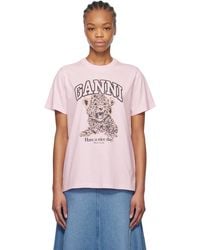 Ganni - Oversize T-Shirt - Lyst