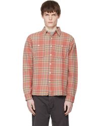 RRL - Plaid Twill Work Shirt - Lyst