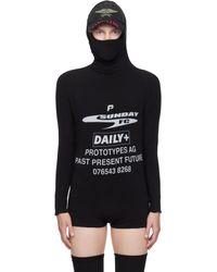 メンズ PROTOTYPES レッド Moved Neck フーディ レッド | Lyst