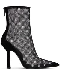Alexander Wang - Black Delphine 105 Ankle Boots - Lyst