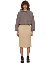 we11done - Layered Hoodie Midi Dress - Lyst