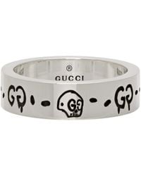 Gucci G Ghost Ring - Metallic