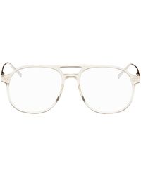 Saint Laurent - Silver Sl 626-003 Glasses - Lyst
