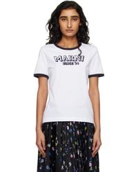 Marni - Flock Print Jersey T-Shirt - Lyst