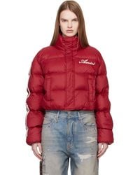 Amiri - Bones Cropped Down Jacket - Lyst