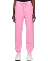 Ami Paris - Pink Ami De Cœur Lounge Pants - Lyst