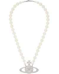 Vivienne Westwood - Bas Relief Faux-Pearl Necklace - Lyst