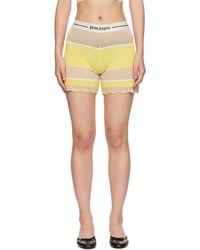 Palm Angels - Logo Beach Knit Shorts - Lyst