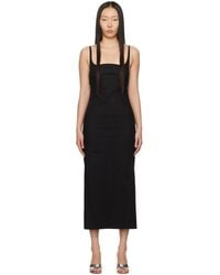 lesugiatelier - Shirring Maxi Dress - Lyst