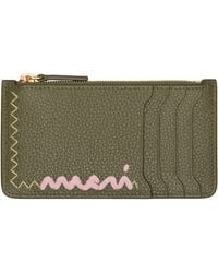Marni - Khaki Zipped Card Holder - Lyst