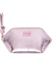 Ganni - Bou Crushed Coin Pouch - Lyst