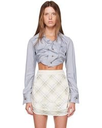 Vivienne Westwood - Cropped Drunken Shirt - Lyst