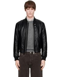 sunflower - Leather Flight Jacket - Lyst